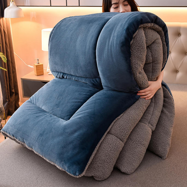 포근한 겨울 차렵 이불 두꺼운 극세사 이불 따뜻한