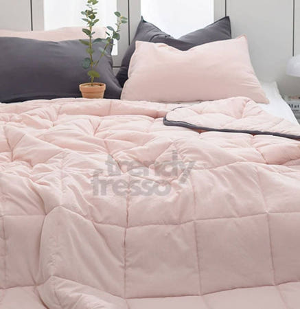 데이슬롯 리버서블 Q 간절기이불패드세트 핑크 침대이불세트