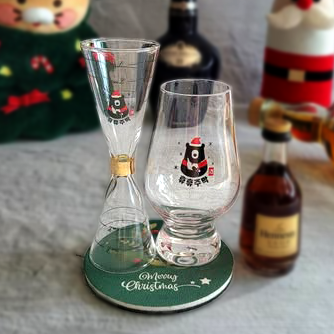 휴휴주막 양주 잔 위스키 글라스 칵테일 하이볼 잔 크리스마스 선물세트 한정판