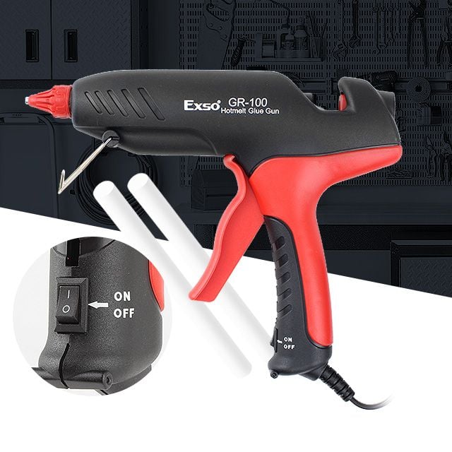엑소글루건100w 총 글루건심 실리콘 대형 핫멜트 스틱 - 상품 이미지