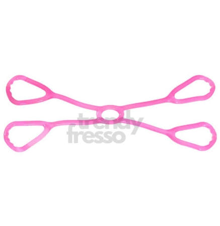 [트렌디프레소협력사]데이슬롯 젤리튜브 크로스 핑크 운동밴드 저항밴드