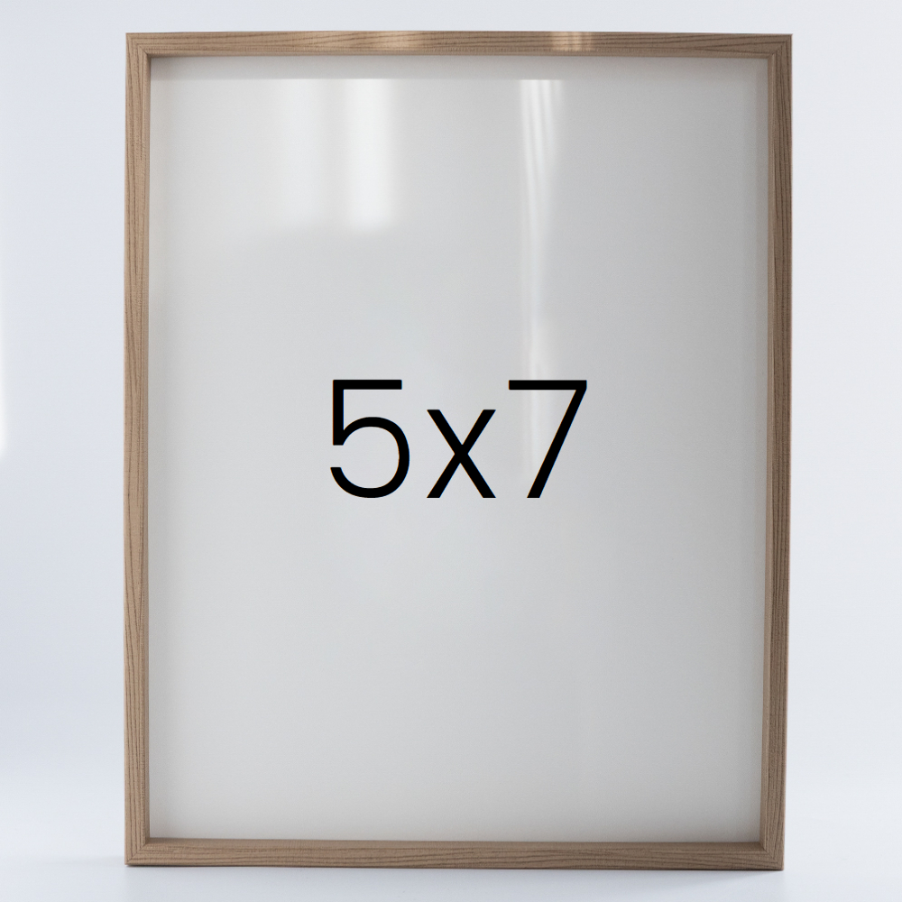 9mm우드심플 나무액자 사진액자 포토테이블 웨딩 전시회 맞춤 틀 5x7 127x177mm, 내츄럴