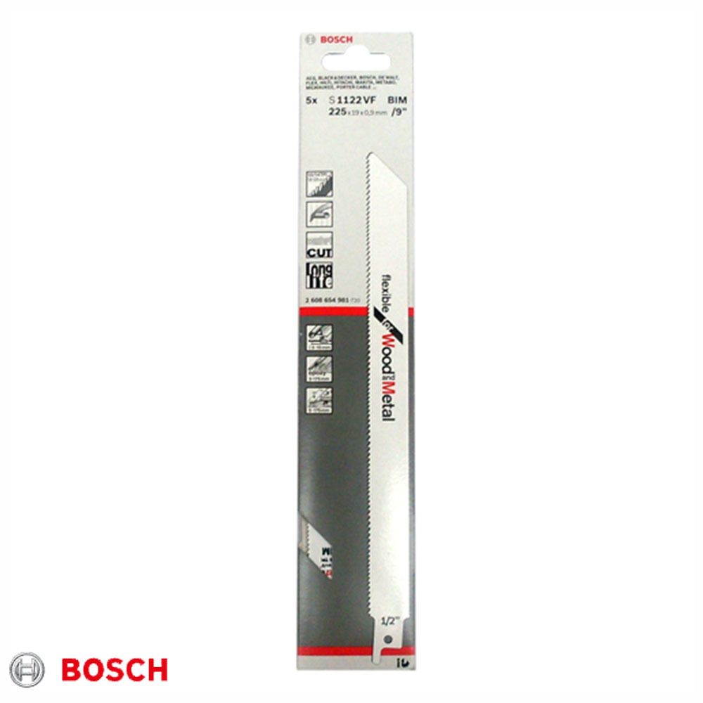BOSCH 목재철재겸용컷소날 S1122VF 5PCS - 상품 이미지
