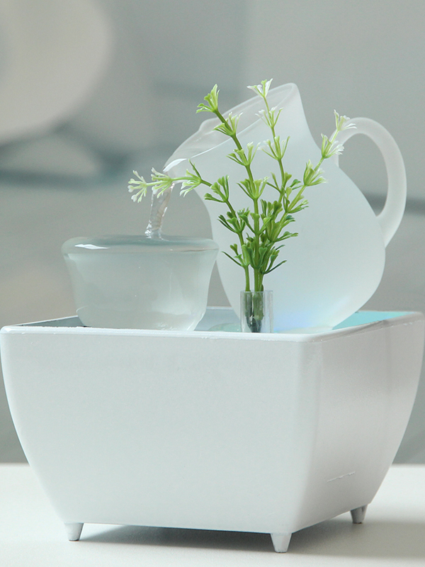 미니분수대 실내 분수 가습기 폭포 인공 인테리어