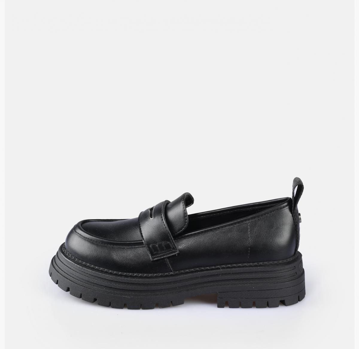 버팔로 비건레더 클래식 블랙 베이직 로퍼 02474915 SCHWARZ - 상품 이미지