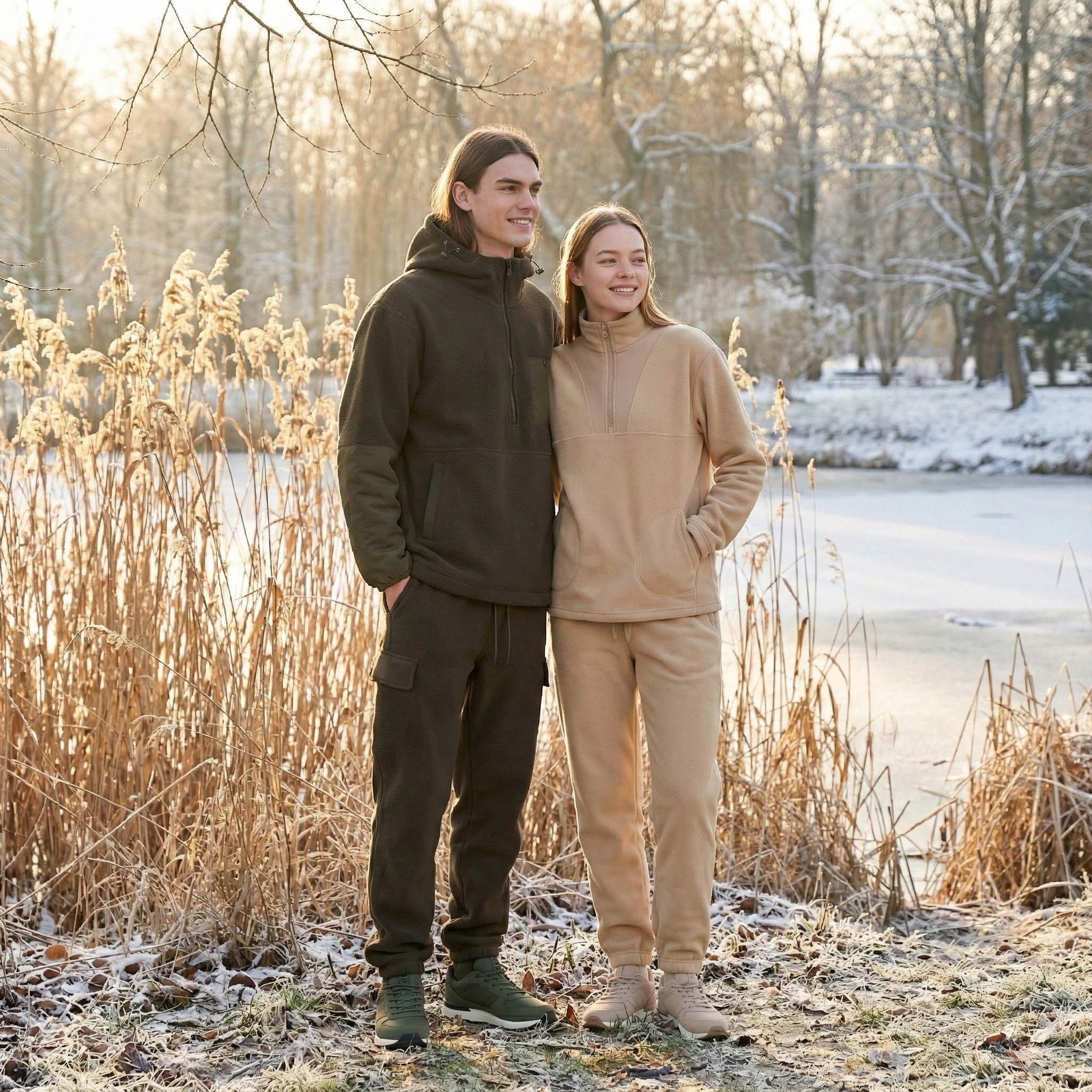 케이스위스 남녀공용 덤블 플리스 아노락 반집업 베스트상품