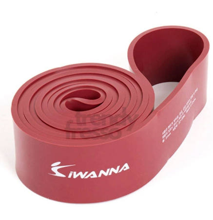 트렌디프레소협력사 데이슬롯 라텍스 풀업밴드 51mm 6단계 루비와인 루프밴드