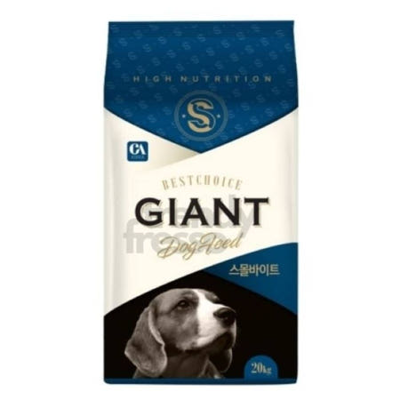 데이슬롯 자이언트 작은알갱이 사료 20kg 건식사료 생활 건강