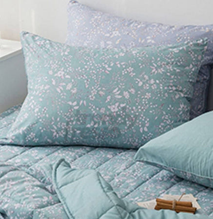 [트렌디프레소협력사]데이슬롯 민트 가든 베개커버 50x70 베개커버교체