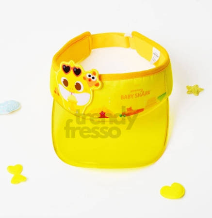 [트렌디프레소협력사]데이슬롯 핑크퐁 아기상어 썬캡 어린이모자 캐릭터썬캡