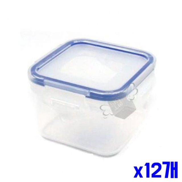 플라스틱 밀폐용기 260ml 2P세트 x12개 플라스틱용기 - 메인 이미지