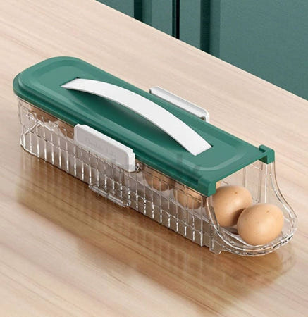 [트렌디프레소협력사]데이슬롯 슬라이딩 계란케이스 8구 계란보관통