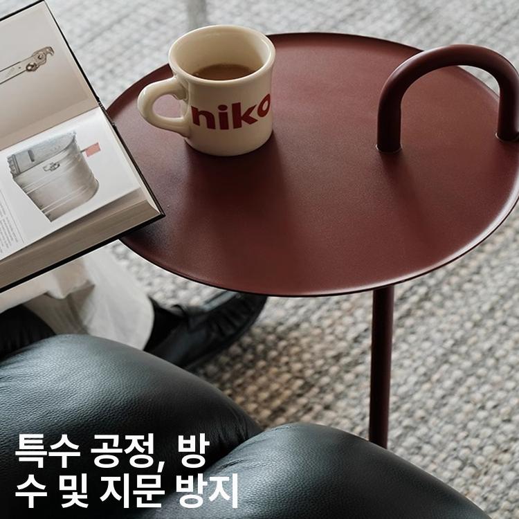 사이드테이블 미니 티테이블 쇼파 협탁 거실 침실 보조 탁자 - 상세 이미지 4