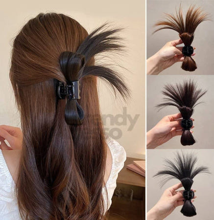 데이슬롯 인모 집게핀 하이번 올림머리핀 집게핀가발 반묶음머리핀