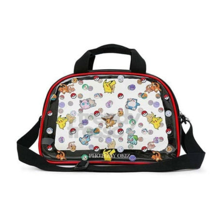 [트렌디프레소협력사]데이슬롯 포켓몬스터 보스턴 수영가방 투명비치백 목욕가방