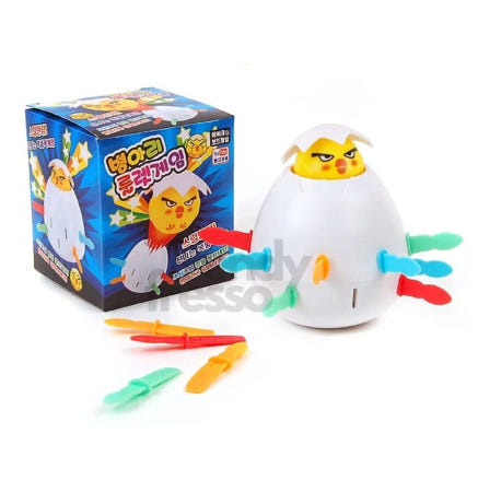 [트렌디프레소협력사]데이슬롯 병아리 룰렛게임 4개 유아장난감 벌칙게임 룰렛장난감