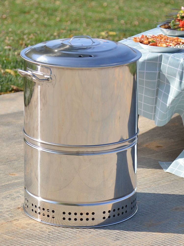 스테인리스 항아리 바베큐 훈제 훈연 화로 60cm