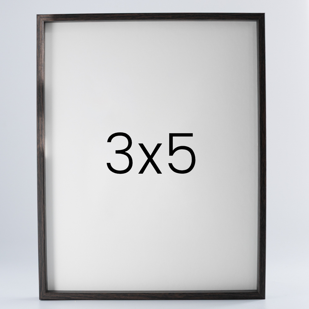 9mm우드심플 나무액자 사진액자 포토테이블 웨딩 전시회 맞춤 틀 3x5 76x127mm, 진밤 - 상품 이미지