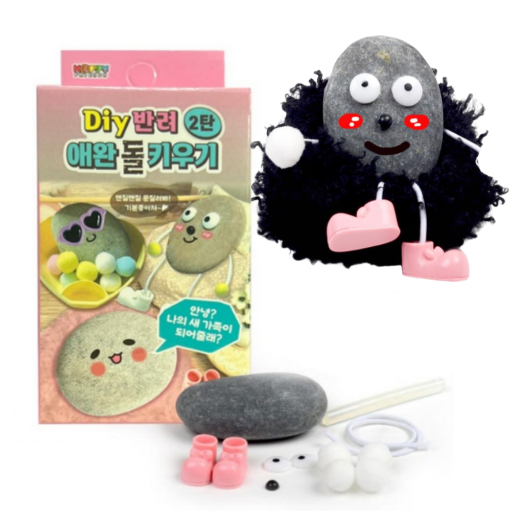 반려돌 꾸미기 애완돌 키우기 반려석 반려돌멩이 애완돌맹이 - 상품 이미지