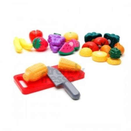 [트렌디프레소협력사]데이슬롯 과일야채 도마세트 워리츠 식기세트 주방놀이