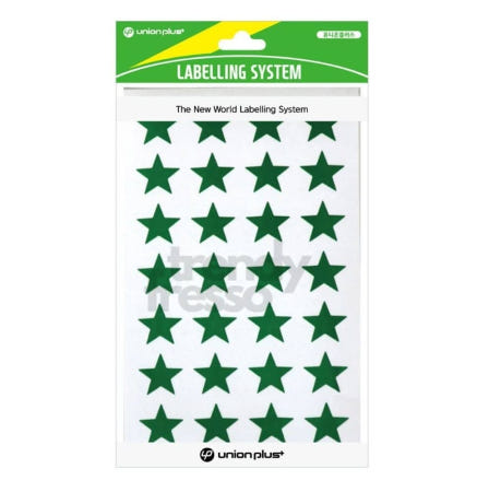 [트렌디프레소협력사]데이슬롯 홀로그램 별스티커 그린 17X17mm 7매 X10개 서비스스티커