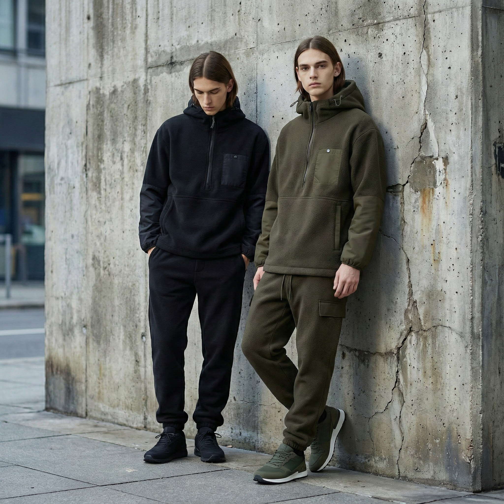 케이스위스 남녀공용 덤블 플리스 아노락 반집업 베스트상품