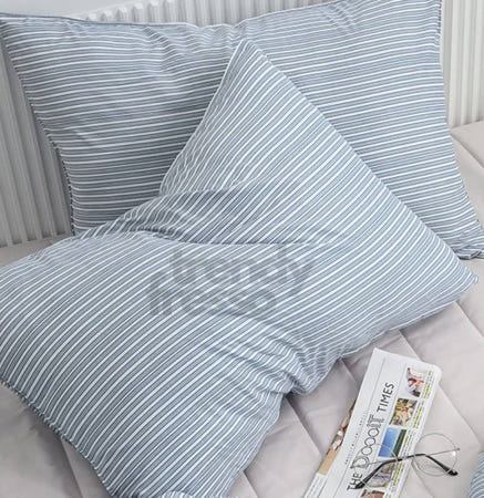 데이슬롯 베개커버 스트라이프 그레이 50x70 큰베개커버