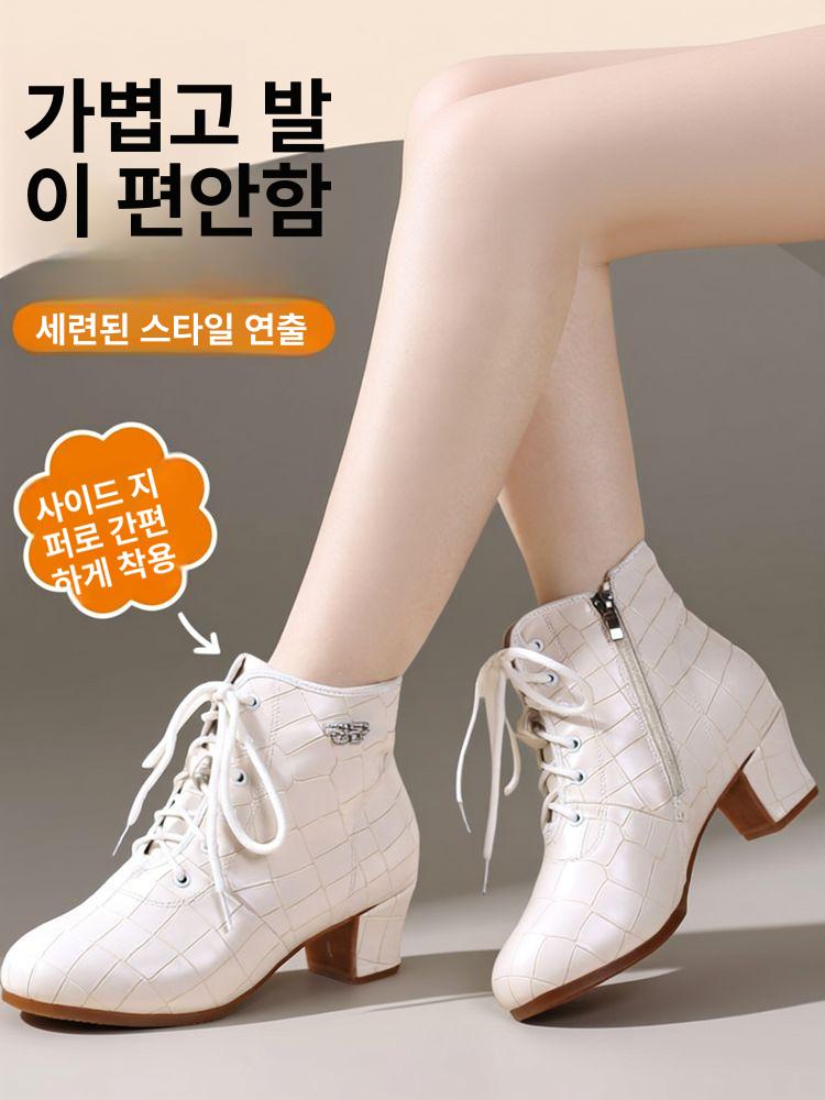 재즈화 라인댄스 부츠 운동화 구두 신발 웜업 - 상세 이미지 3