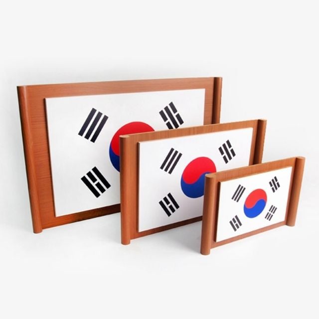 정부권장 좌우보필형 족자형 태극기 대 400x600mm 국기 (1개) - 메인 이미지