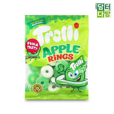 루미샵 트롤리 애플링스 100g x 12개 사무실간식 아이간식 아기과자 사내간식 영양간식