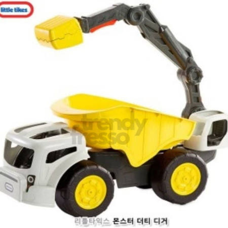 [트렌디프레소협력사]데이슬롯 몬스터 더티디거 옐로우 작동완구 자동차 완구
