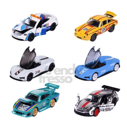 [트렌디프레소협력사]데이슬롯 포르쉐 디럭스카 랜덤 미니카 어린이장난감 장난감차