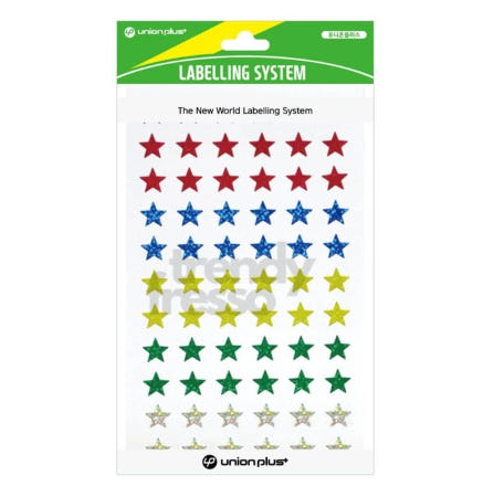 [트렌디프레소협력사]데이슬롯 홀로그램 별스티커 혼합 10X11mm 4매 X10개 선생님스티커