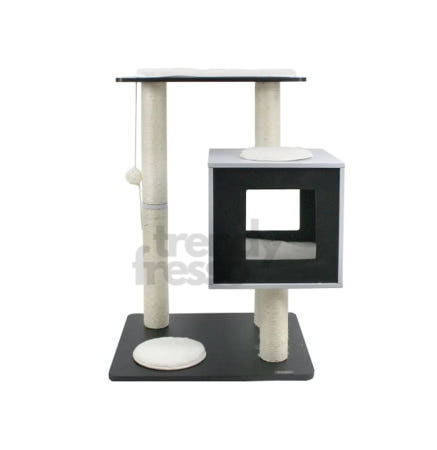 데이슬롯 캣타워 S4 스크레쳐 숨숨집 80cm 애완동물용품 스트래스해소 고양이운동