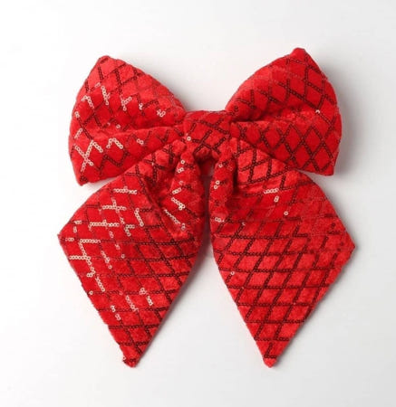 [트렌디프레소협력사]데이슬롯 레드 왕리본 25X26cm 트리꾸미기 크리스마스용품 트리장식리본