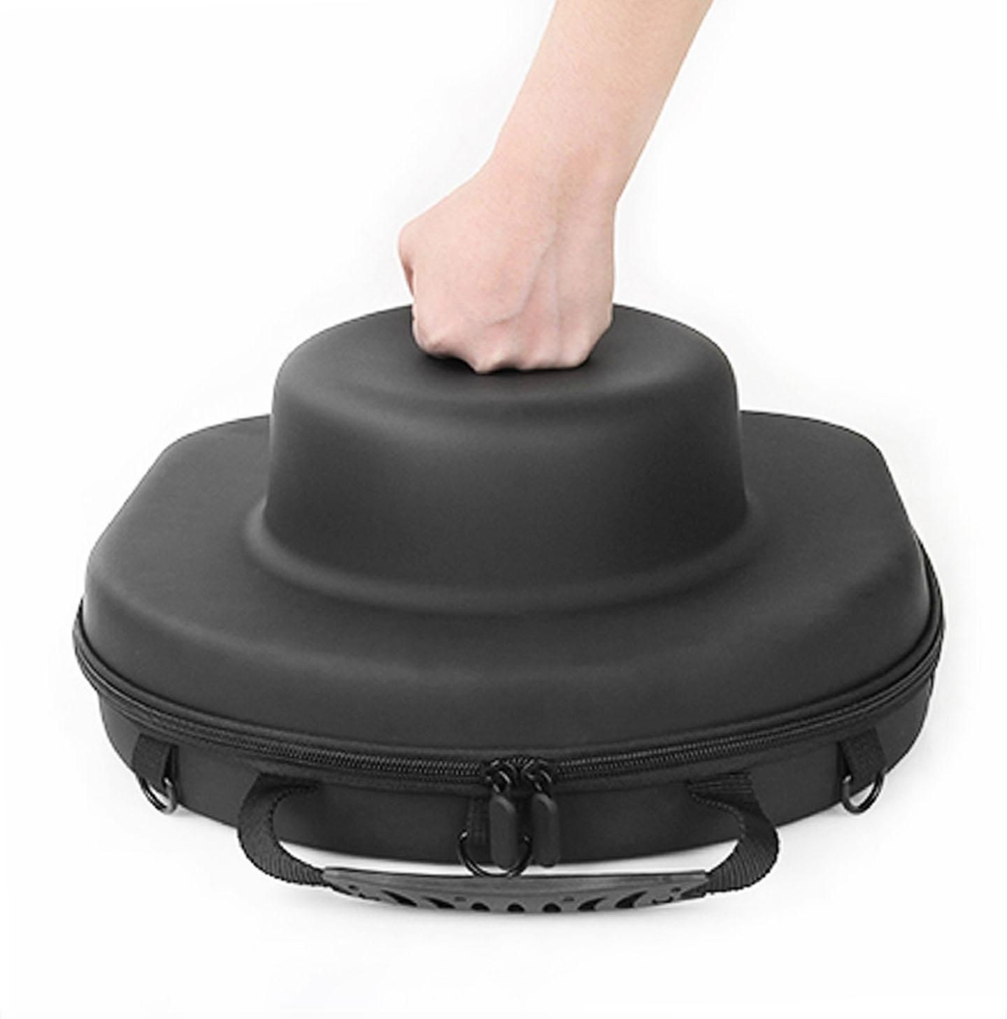 여행용모자하드케이스 운반 보관 케이스 가방 모자 중절모 스타일 A 스몰 블랙 M 56-58cm - 상품 이미지