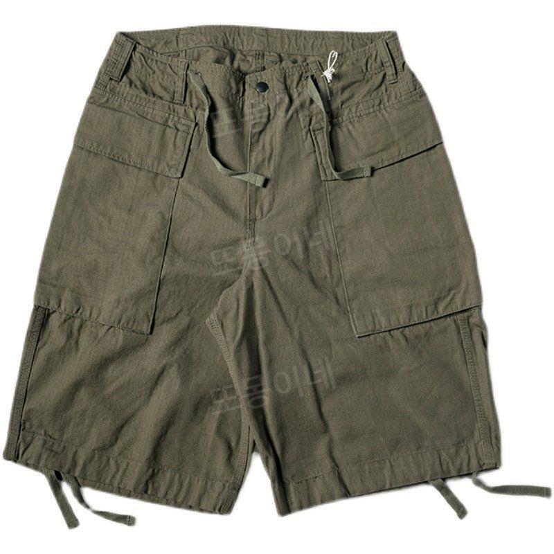 논스탁 NON STOCK 반바지 TCU 멀티포켓 카고 쇼츠 남성용 캐주얼 미드라이즈 팬츠 유백색 S - 상세 이미지 5