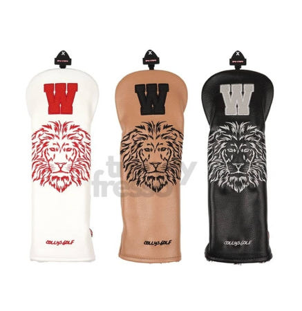 [트렌디프레소협력사]데이슬롯 라이언 우드 헤드커버 캐릭터 골프채보호 스포츠골프 골프채용카바 골프채덮개