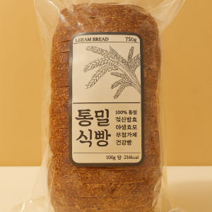 리앰브레드100%통밀식빵 사워도우 통밀빵 무첨가 비건 주식용 식사빵 샌드... 맛있게 먹은 솔직 후기 - 상품 이미지 1