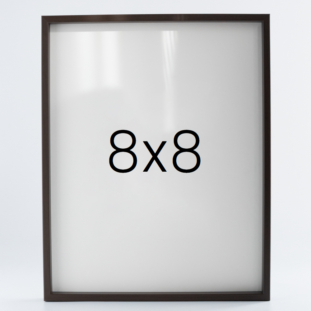 9mm우드심플 나무액자 사진액자 포토테이블 웨딩 전시회 맞춤 틀 8x8 203x203mm, 커피진밤 - 메인 이미지