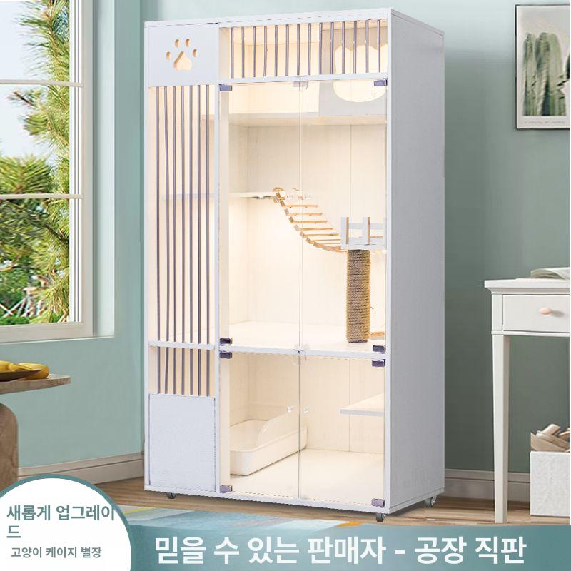 고양이호텔 고양이창틀 캣타워 빌라 미니네고 슬라이드 호텔장 - 상세 이미지 4