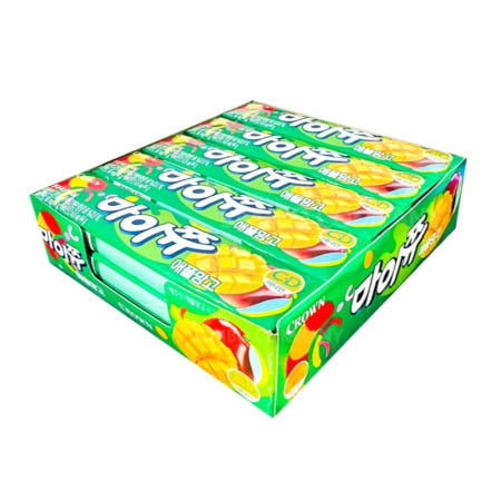 루미샵 마이쮸 애플망고 1곽 15개입 유아간식 회사다과 대용량젤리 입이심심할때 영양간식