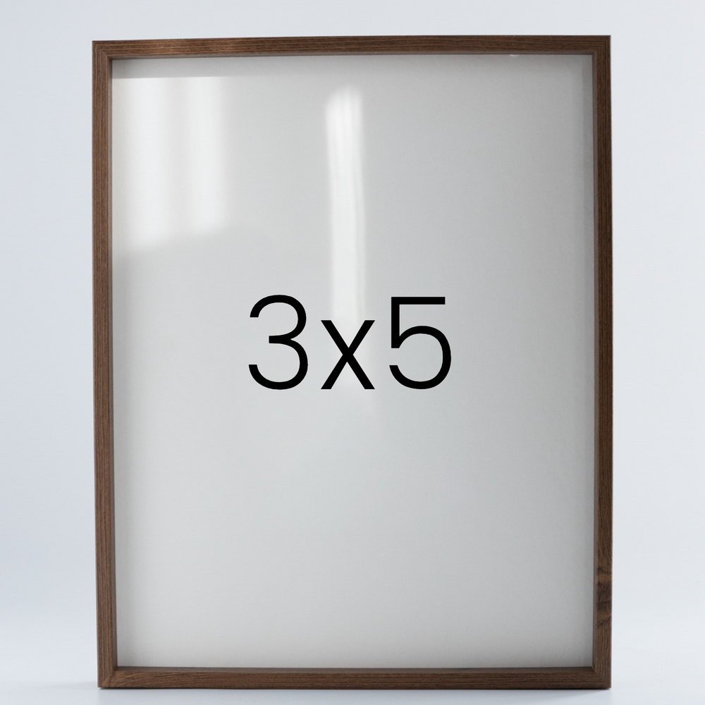 9mm우드심플 나무액자 사진액자 포토테이블 웨딩 전시회 맞춤 틀 3x5 76x127mm, 밤색 - 상품 이미지