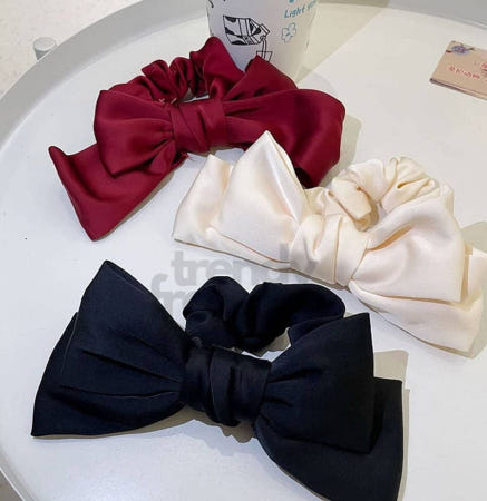 [트렌디프레소협력사]데이슬롯 빅사이즈 리본 헤어밴드 리본헤어끈