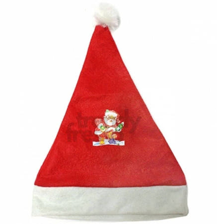 [트렌디프레소협력사]데이슬롯 산타모자 X5개 25X32cm 크리스마스파티 크리스마스행사 산타복장