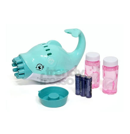 [트렌디프레소협력사]데이슬롯 돌고래 다연발 버블건 자동버블 버블놀이 어린이비눗방울 어린이비누방울