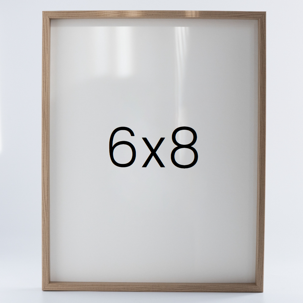 9mm우드심플 나무액자 사진액자 포토테이블 웨딩 전시회 맞춤 틀 6x8 152x203mm, 내츄럴 - 메인 이미지