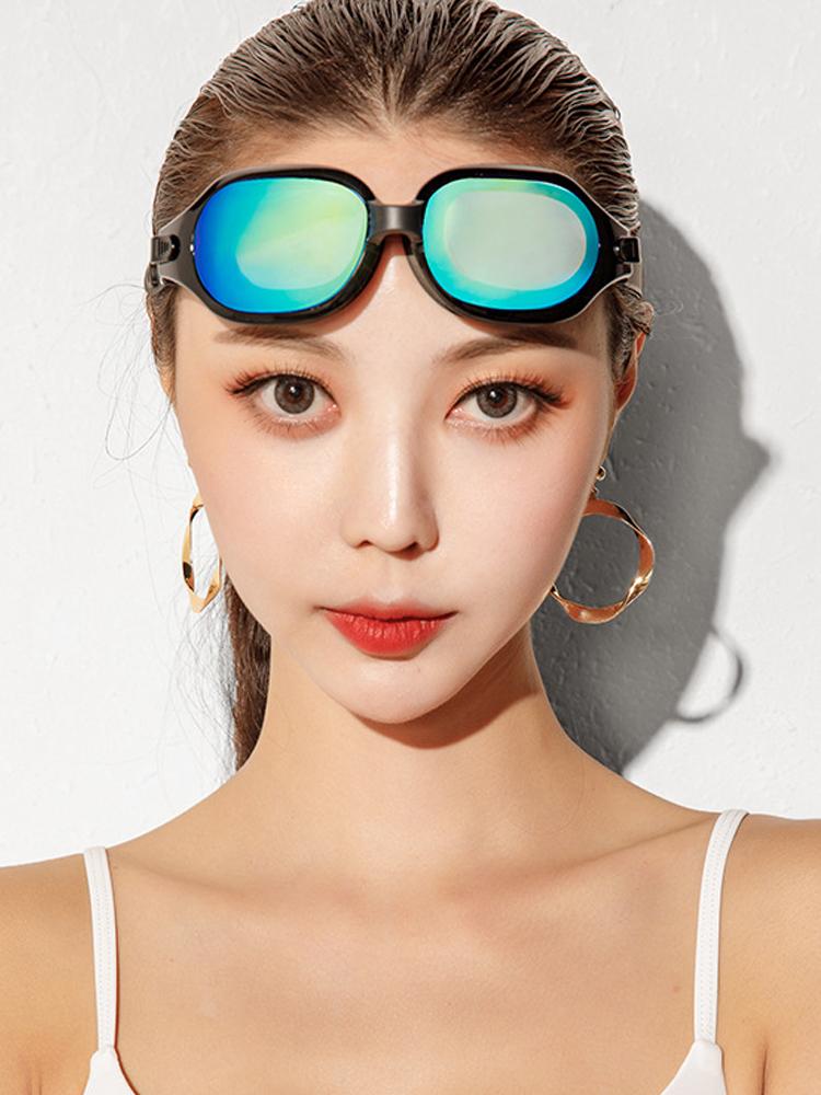 알큰수경 대형 수영장 바다 레저 고글형 물안경 물놀이 미러 - 상세 이미지 5