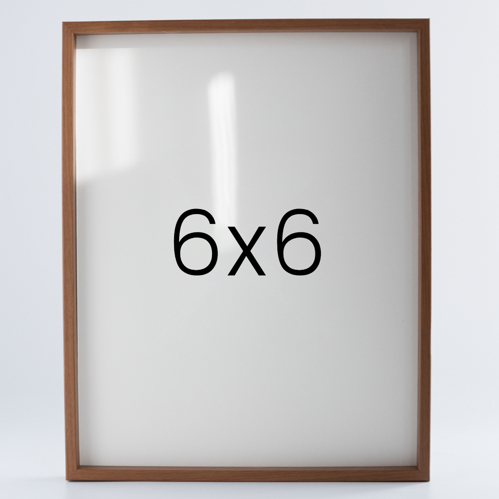 9mm우드심플 나무액자 사진액자 포토테이블 웨딩 전시회 맞춤 틀 6x6 152x152mm, 연밤 - 메인 이미지