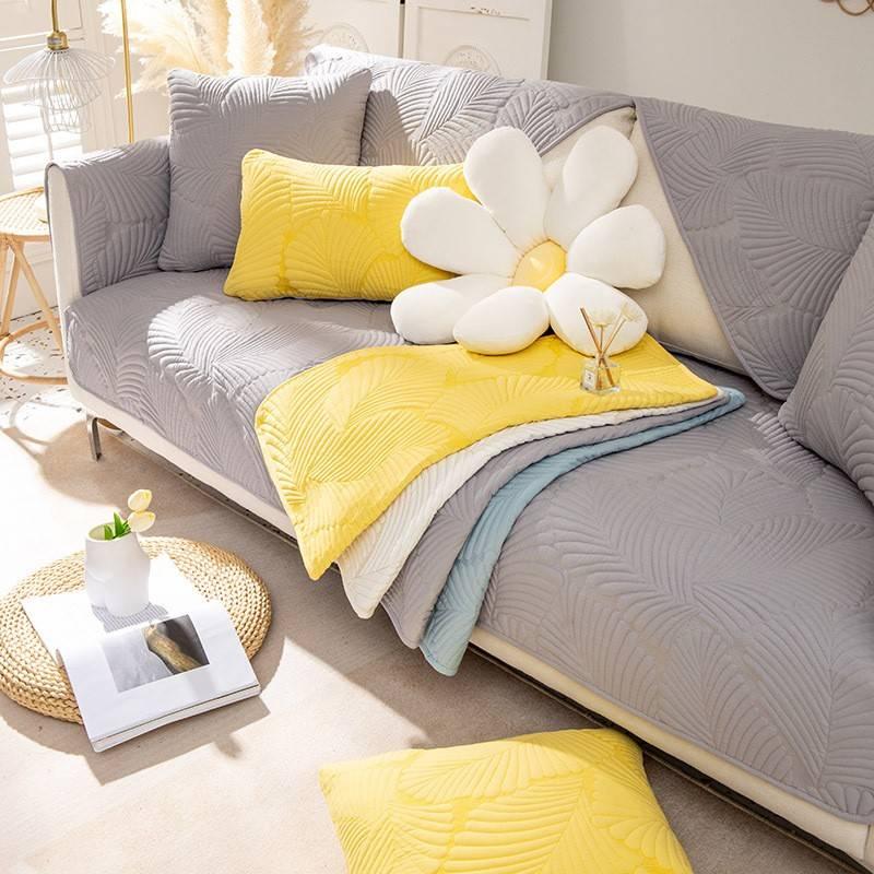 모던 먼지 오염 방지 3인용 소파매트 논슬립 쇼파패드 4인용